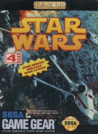 Star Wars Sega Game Gear  box art